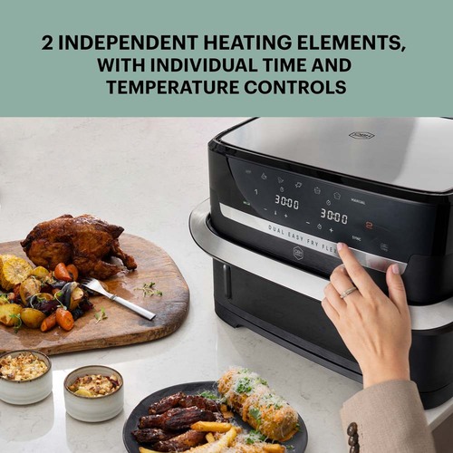 Flex Dual Easy Fry 9L Svart – Air fryer