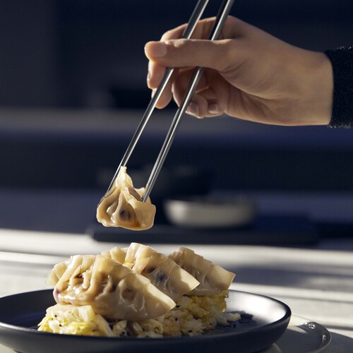 Nuova chopsticks, ätpinnar- 4 delar, Rostfritt stål Cromargan® 