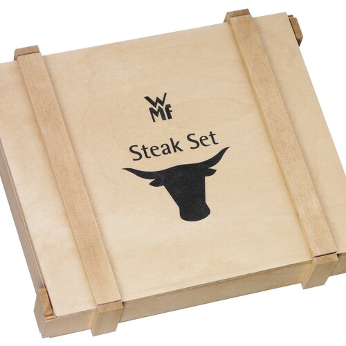Grillbestick set- 12 st, med låda, Rostfritt stål Cromargan® 