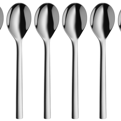 Nuova teskedar Set- 6 st (13,5 cm) Rostfritt stål Cromargan® 