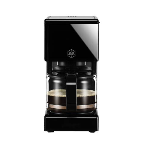 Coffee Box Liten Kaffebryggare Svart 6 koppar 