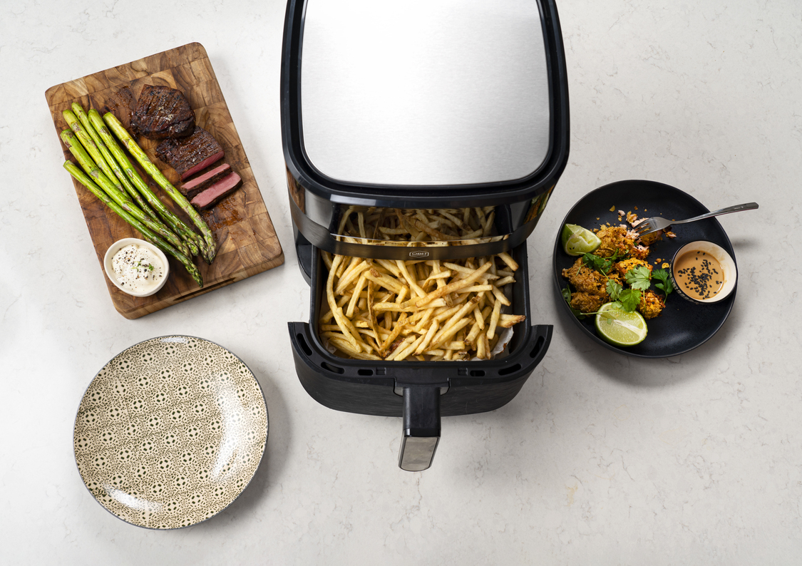 Air fryer med förinställda program